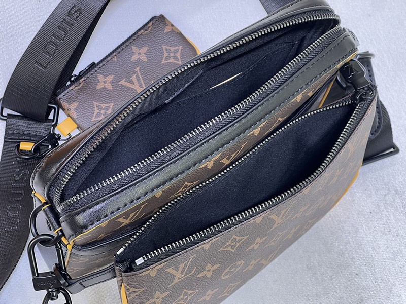 ルイヴィトン Monogram Trio Messenger Shoulder Bag M46694 モノグラム トリオ メッセンジャー ショルダー バッグ ブラウン - 画像 (3)