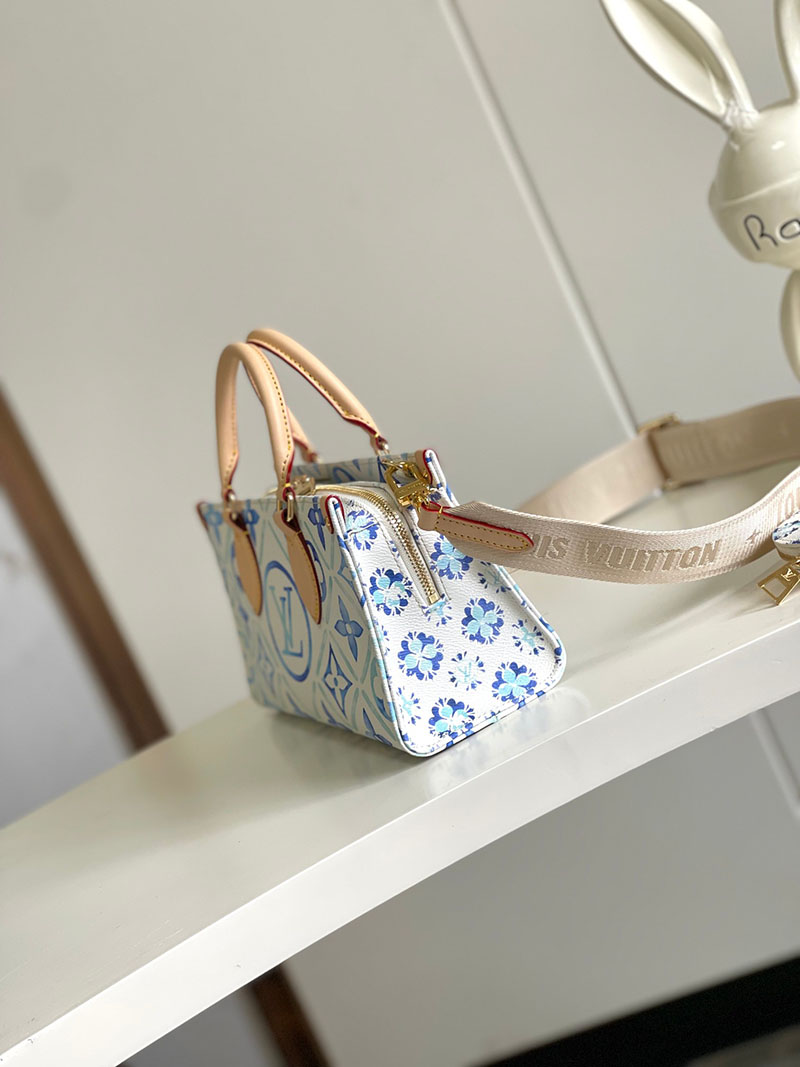 LOUIS VUITTON オンザゴー EW モノグラム・タイル キャンバス ラグーン ブルー lv301180 超N品 ルイヴィトンミニトートバッグ - 画像 (9)