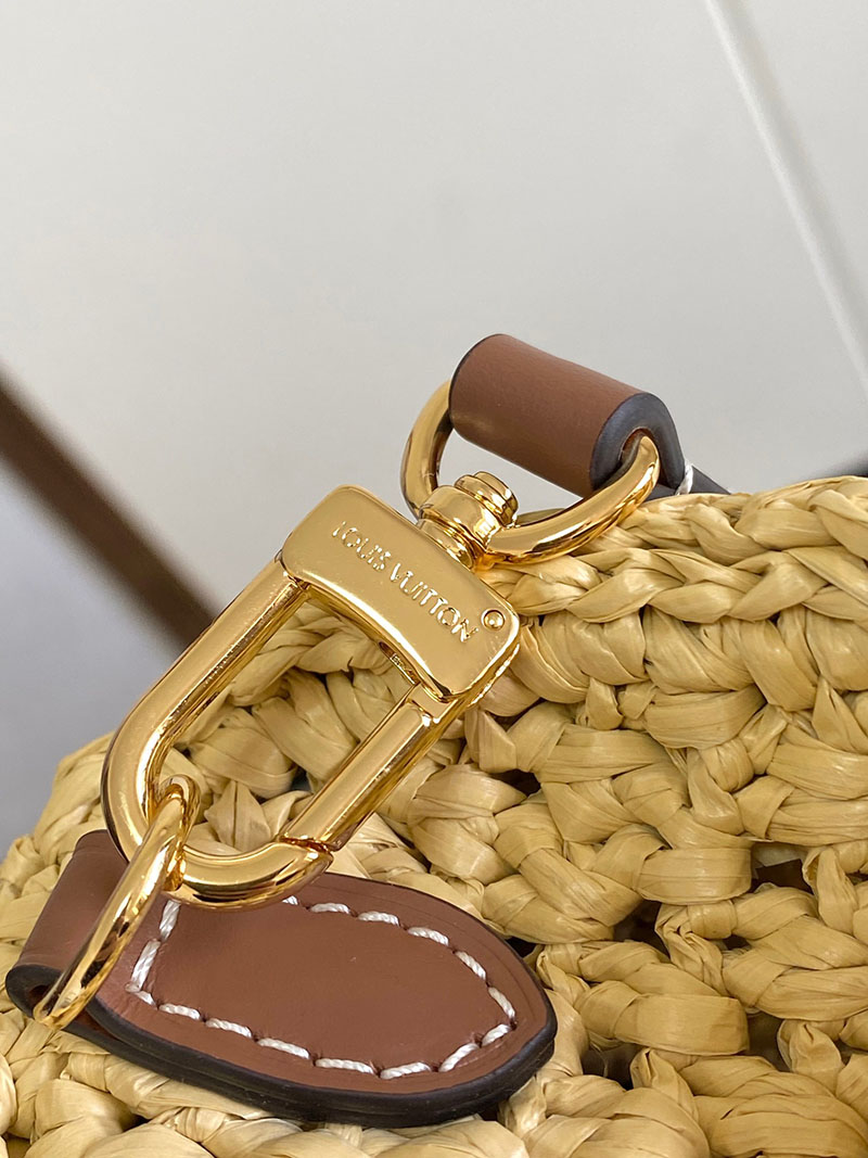 LOUIS VUITTON ナノ・スピーディ M83525 ナチュラル タン ラフィア 2WAY ハンドバッグ/ショルダーバッグ レディース - 画像 (5)