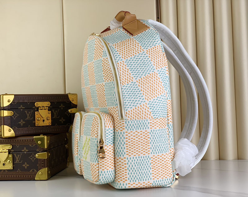 LOUIS VUITTON バックパック・マルチポケット N40735 ブロン 超N品 ルイヴィトンダミエリュック - 画像 (9)