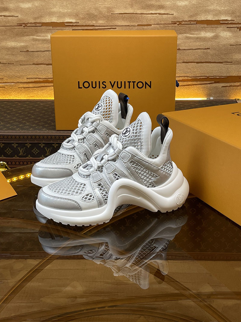 ルイヴィトン 靴 LV アークライト スニーカー レディース lv303281 シルバー N品 ルイヴィトン スニーカー 値段 - 画像 (9)