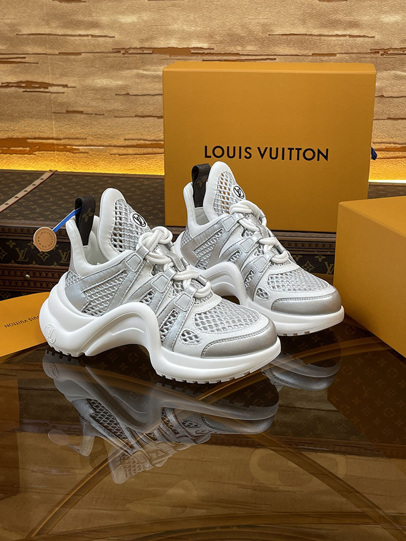 ルイヴィトン 靴 LV アークライト スニーカー レディース lv303281 シルバー N品 ルイヴィトン スニーカー 値段 - 画像 (8)