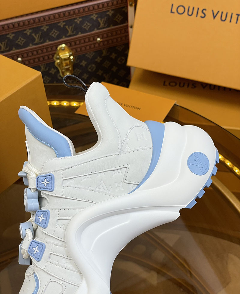 ルイヴィトン 靴 LV アークライト スニーカー レディース lv303294 スカイブルー N品 ルイヴィトン アークライト 履き心地 - 画像 (5)