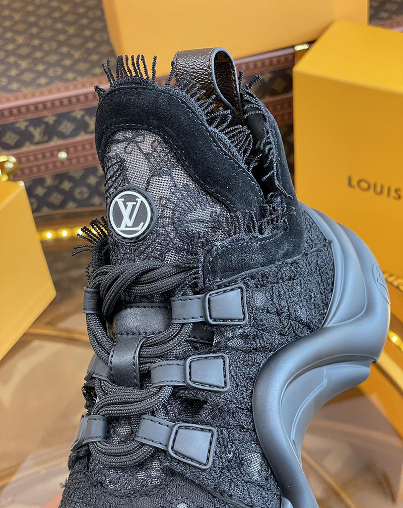 ルイヴィトン 靴 LV アークライト スニーカー レディース lv303321 ブラック N品 芸能人 愛用スニーカー レディース - 画像 (5)