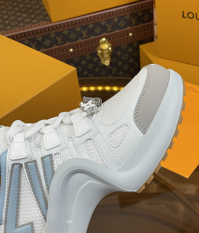 ルイヴィトン 靴 LV アークライト スニーカー レディース lv303329 ホワイト/スカイブルー N品 スニーカー レディース 人気 30代 - 画像 (4)