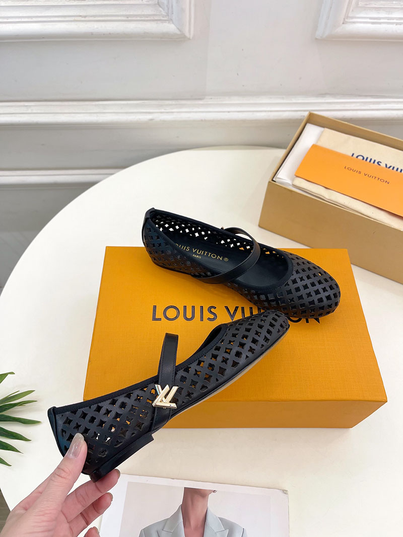 ルイヴィトン 靴 LV パンプス ロミー バレリーナ バレエシューズ 2025 新作 lv303369 ネイビー N品 ルイヴィトン バレリーナ - 画像 (9)