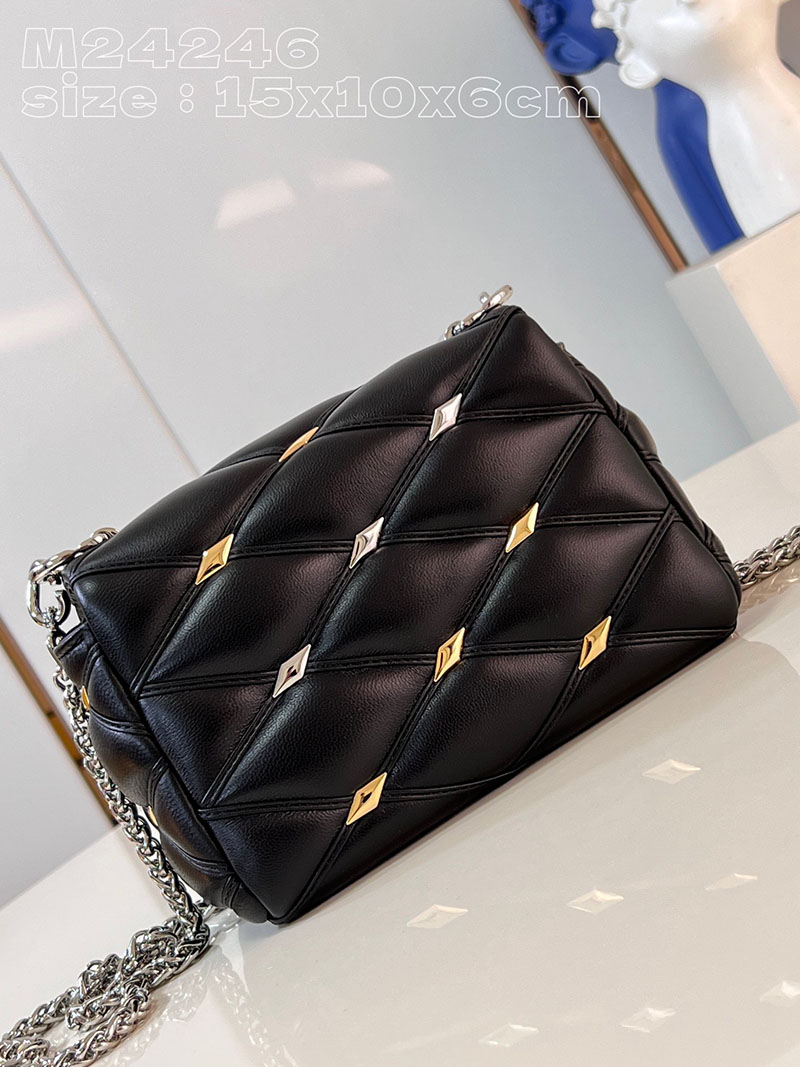 LOUIS VUITTON マルタージュ PICO GO-14 ブラック M24246 ショルダーバッグ ミニバッグ ポシェット 超N品 - 画像 (7)