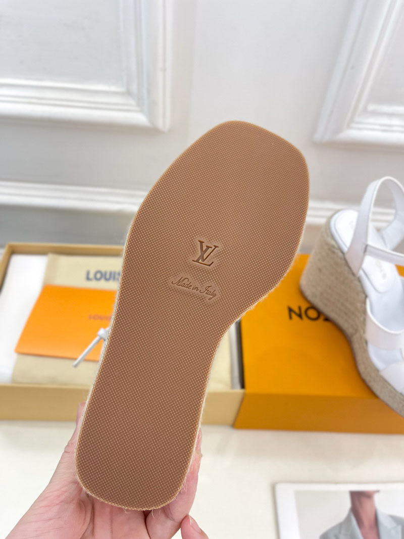 ルイヴィトン 靴 LV サンダル&エスパドリーユ 2025 新作 レディース靴 lv303388 ホワイト N品 ヴィトン サンダル レディース - 画像 (2)