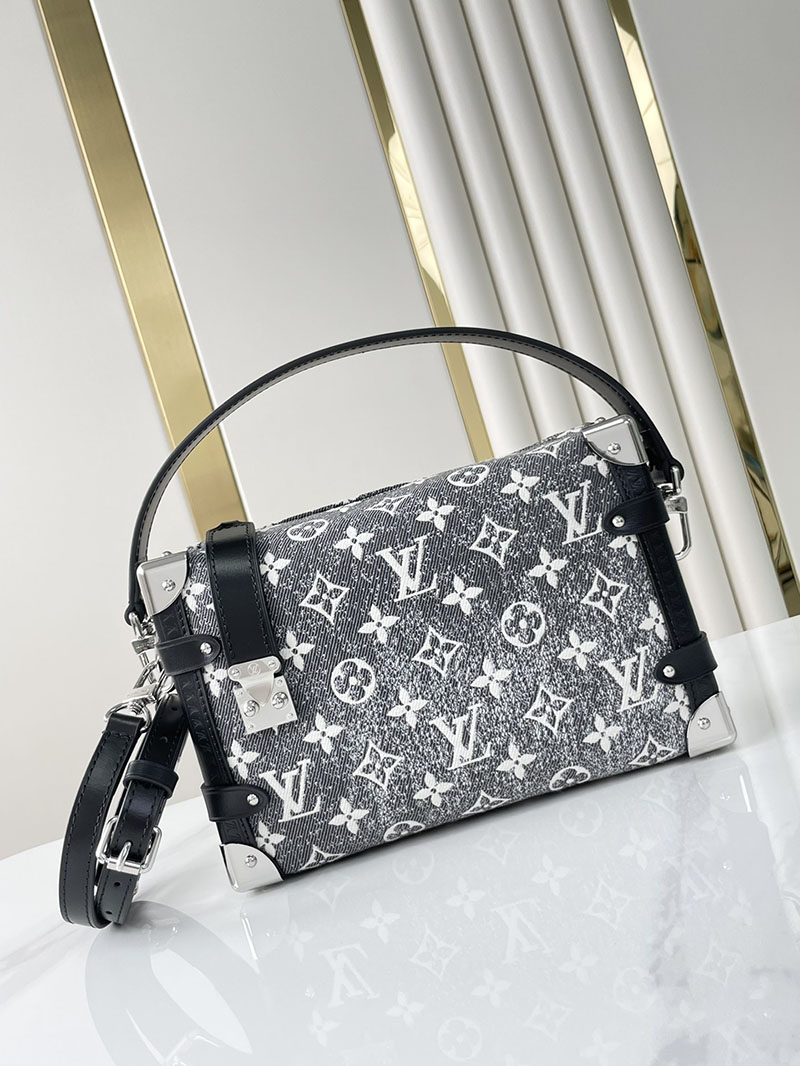 LOUIS VUITTON サイドトランク MM ショルダーバッグ レディース M21460 グレー 超N品 - 画像 (9)