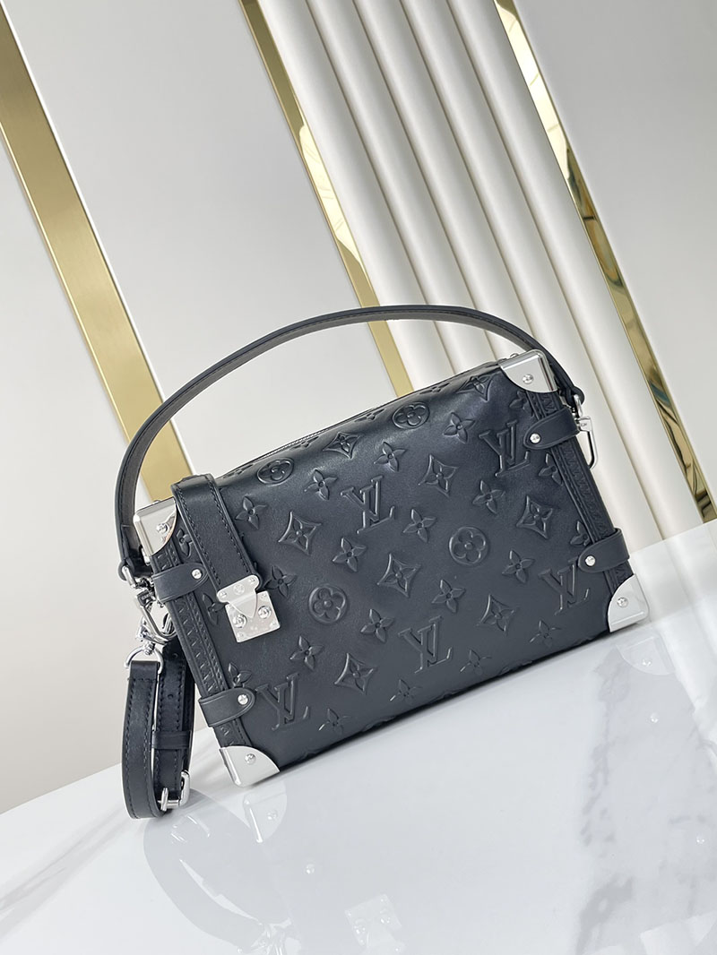 LOUIS VUITTON ハンドバッグ モノグラム カーフレザー サイドトランク M21709 2way ブラック 黒 超N品 - 画像 (9)