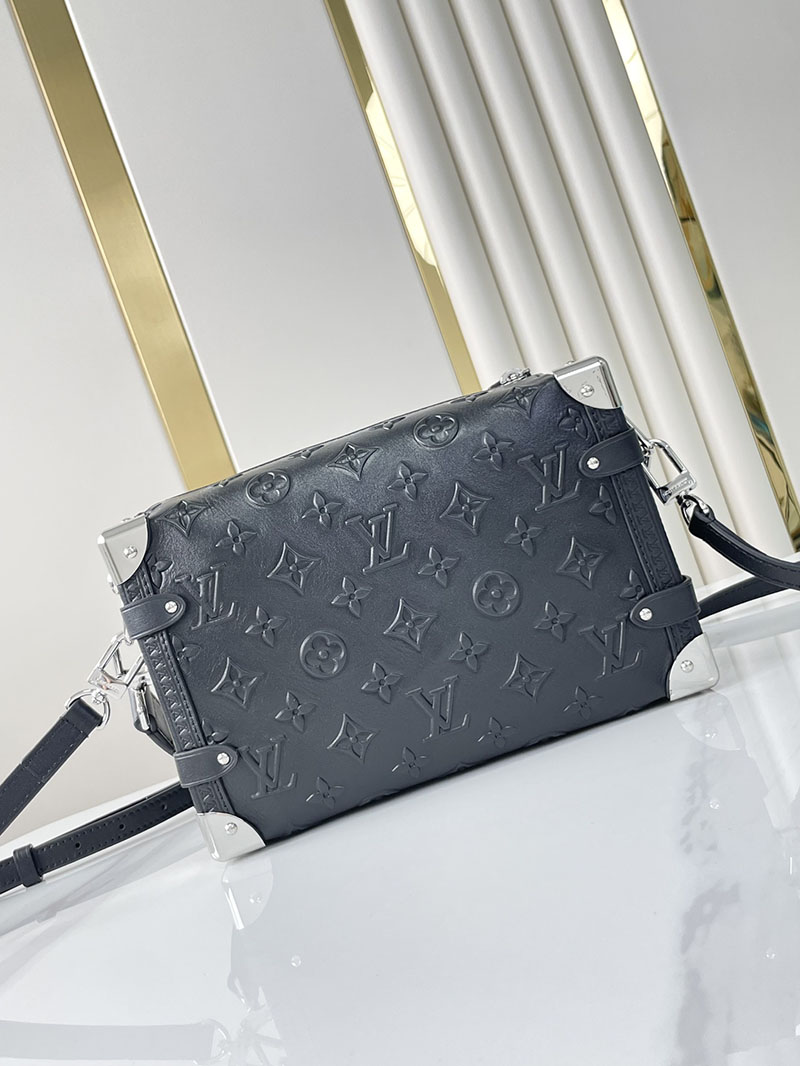 LOUIS VUITTON ハンドバッグ モノグラム カーフレザー サイドトランク M21709 2way ブラック 黒 超N品 - 画像 (8)
