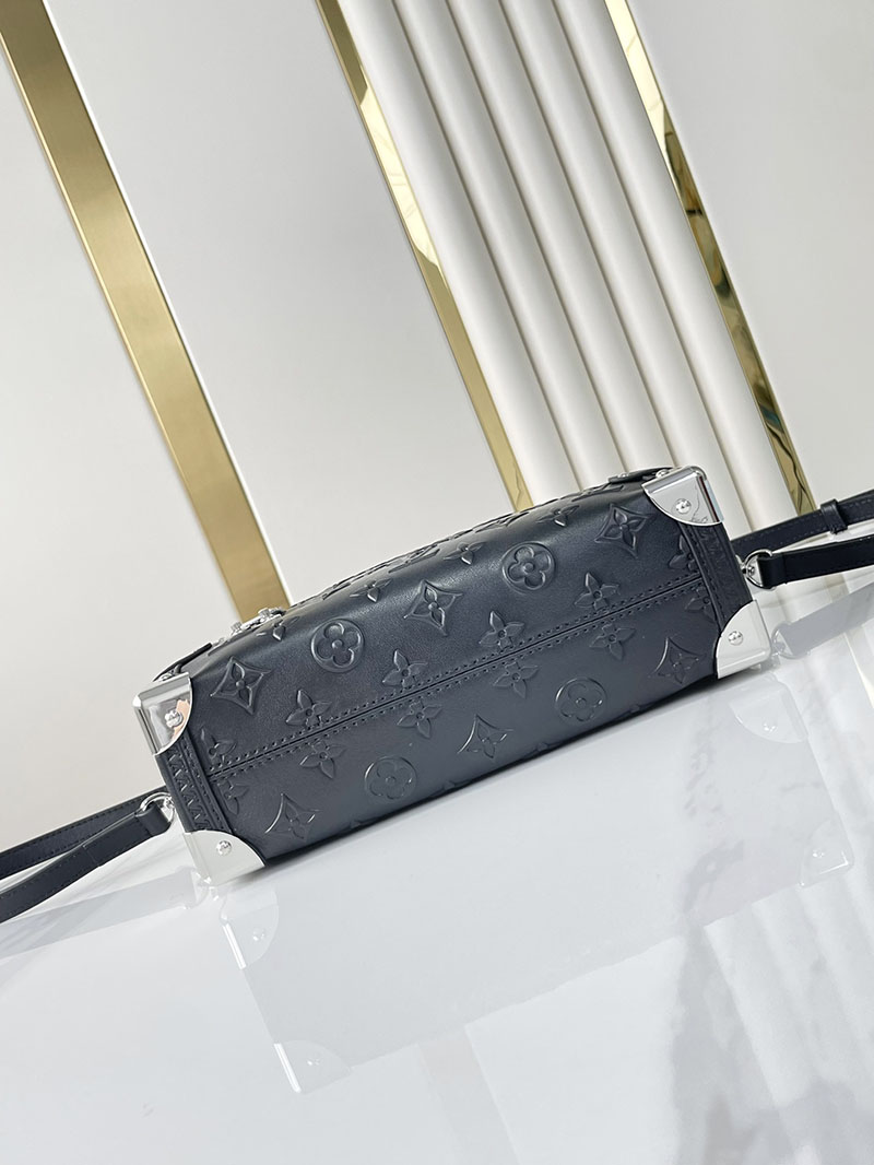 LOUIS VUITTON ハンドバッグ モノグラム カーフレザー サイドトランク M21709 2way ブラック 黒 超N品 - 画像 (7)