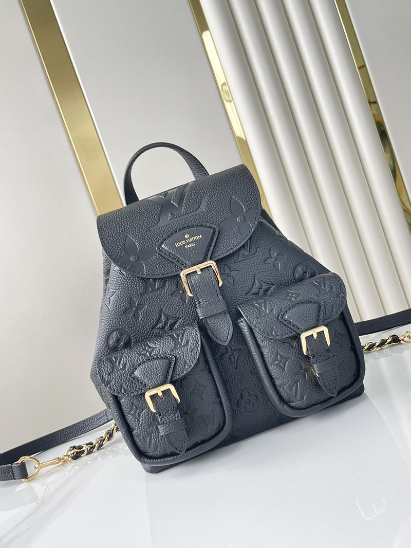 LOUIS VUITTON モノグラム アンプラント バックアップ M47072 リュックサック ブラック 黒 超N品 - 画像 (9)