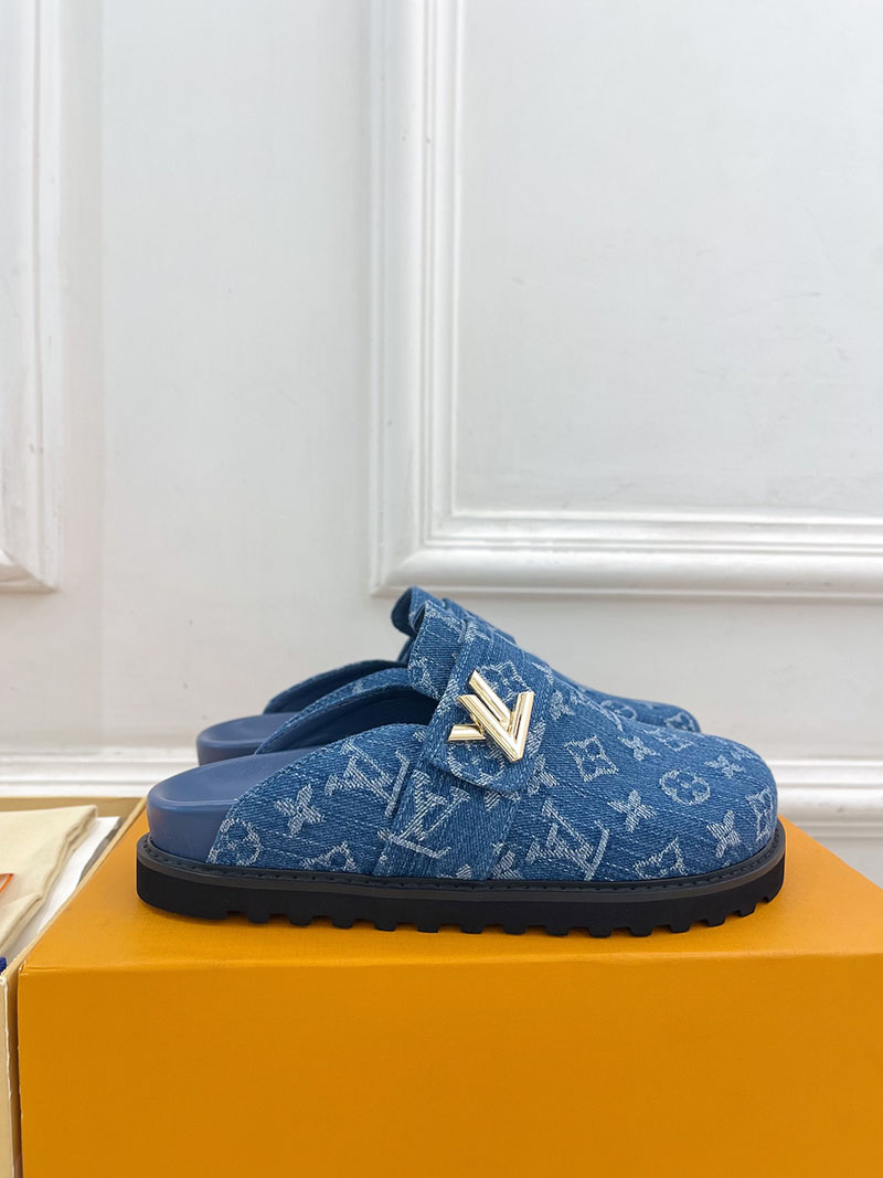 ルイヴィトン 靴 LV コージー ミュール COSY COMFORT ブルーデニム lv303428 N品 ヴィトン ミュール レディース - 画像 (9)