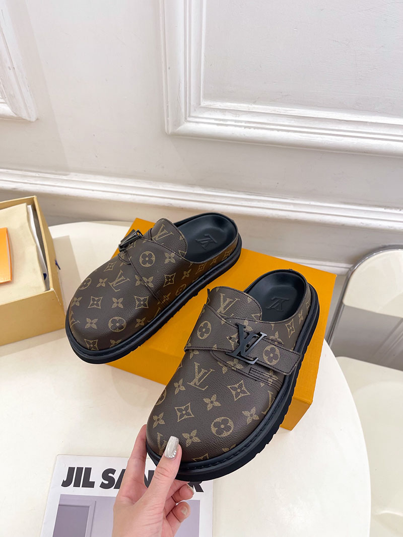 ルイヴィトン 靴 LV コージー ミュール COSY COMFORT 1AAW6K パテント モノグラム・キャンバス - 画像 (8)