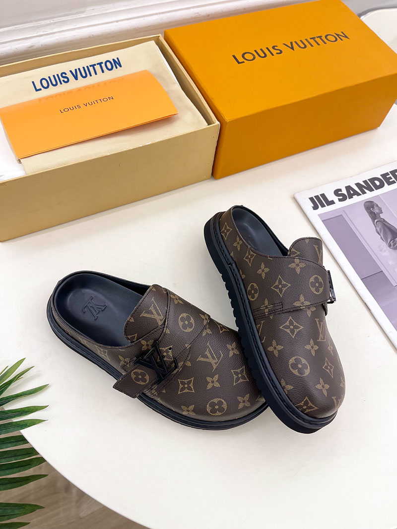 ルイヴィトン 靴 LV コージー ミュール COSY COMFORT 1AAW6K パテント モノグラム・キャンバス - 画像 (7)