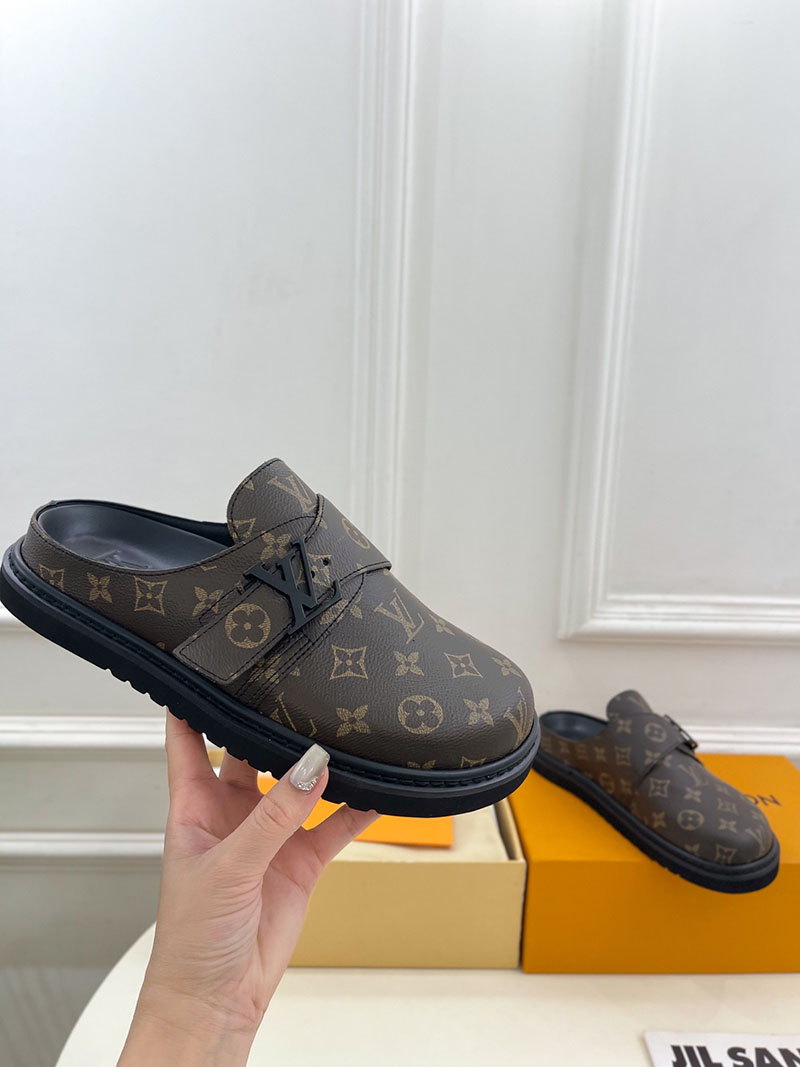 ルイヴィトン 靴 LV コージー ミュール COSY COMFORT 1AAW6K パテント モノグラム・キャンバス - 画像 (6)
