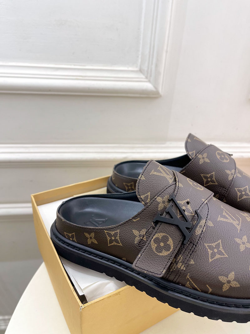 ルイヴィトン 靴 LV コージー ミュール COSY COMFORT 1AAW6K パテント モノグラム・キャンバス - 画像 (5)