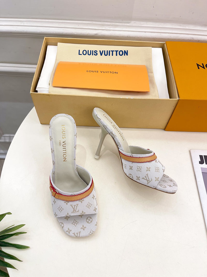 ルイヴィトン 靴 LV ミュールサンダル靴 10cm レディース lv303435 N品 ルイヴィトン ミュールサンダル ヒール - 画像 (6)