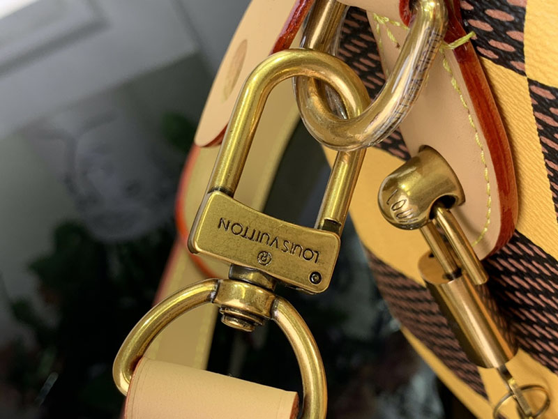 LOUIS VUITTON ダミエポップ スピーディバンドリエール 25 イエロー N40584 ダミエポップキャンバス 超N品 - 画像 (4)