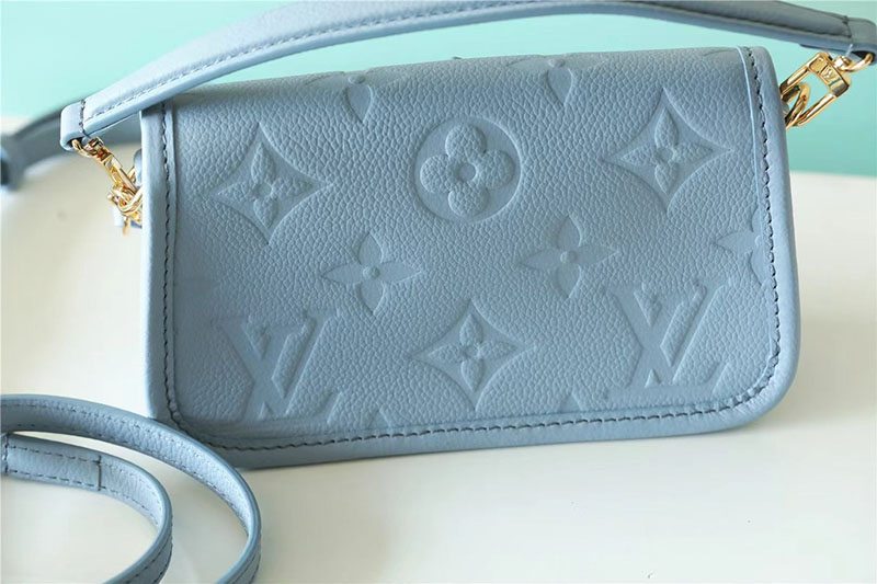 LOUIS VUITTON ショルダーバッグ ハンドバッグ レディース M83592 ナノディアヌ オランプ ブルー 超N品 - 画像 (9)