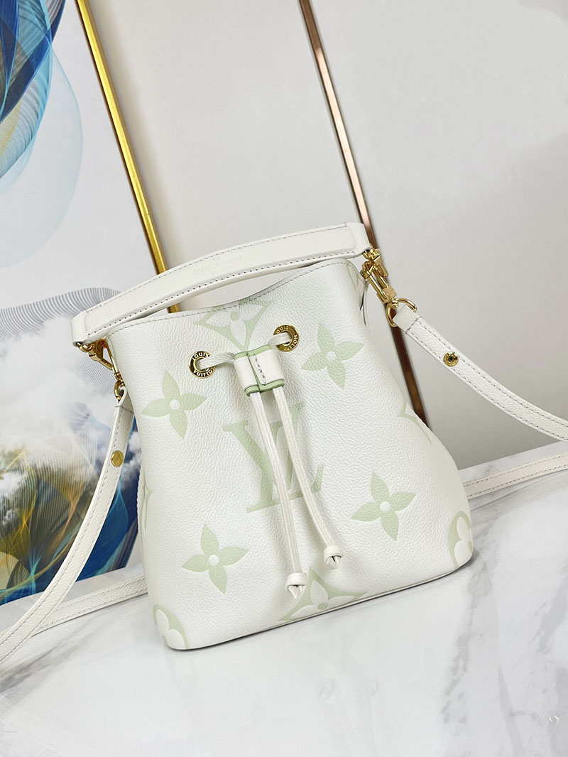 LOUIS VUITTON ネオノエ BB M24048 バイカラーモノグラムアンプラント レディース ショルダーバッグ 超N品 - 画像 (9)