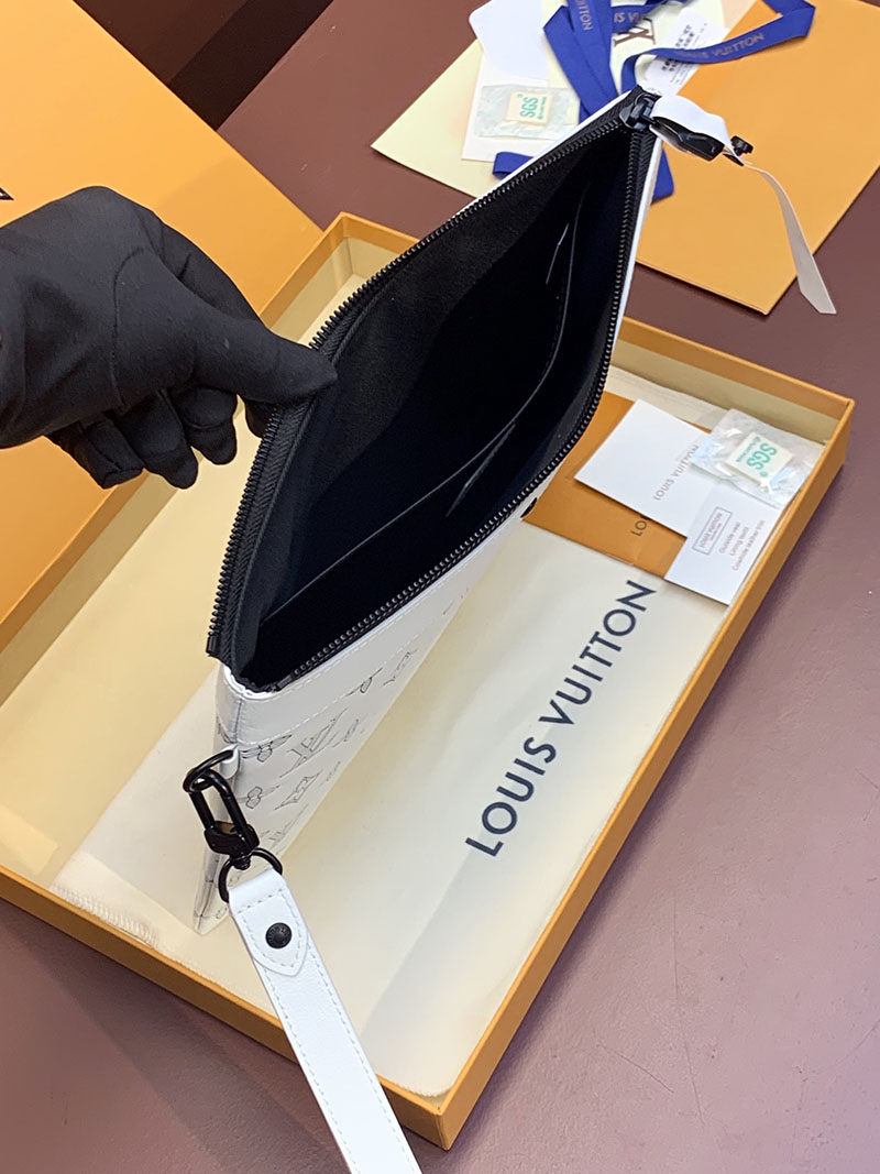 LOUIS VUITTON ポシェット・トゥ・ゴー G65 M14914 サンド モノグラム・シャドウ 超N品 - 画像 (8)