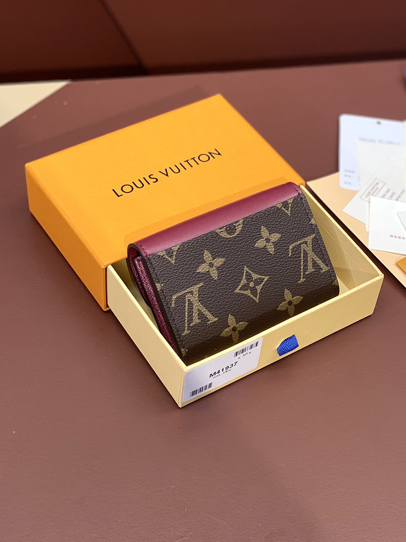 LOUIS VUITTON ポルトモネ・ロザリ モノグラム・リバース M41937 超N品 ルイヴィトン 財布 二つ折り 人気 レディース - 画像 (9)