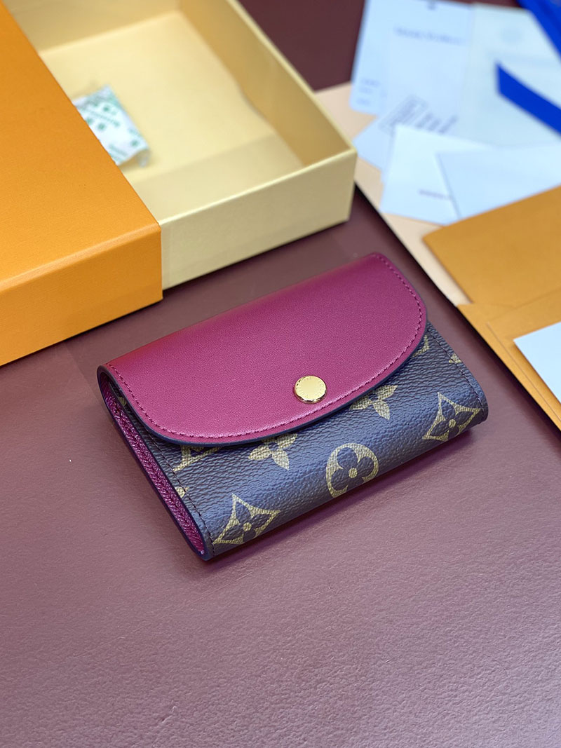 LOUIS VUITTON ポルトモネ・ロザリ モノグラム・リバース M41937 超N品 ルイヴィトン 財布 二つ折り 人気 レディース - 画像 (8)