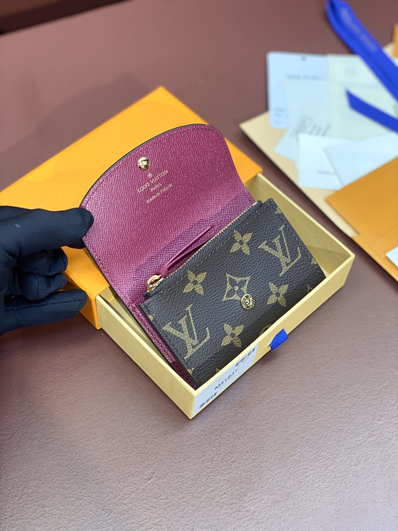 LOUIS VUITTON ポルトモネ・ロザリ モノグラム・リバース M41937 超N品 ルイヴィトン 財布 二つ折り 人気 レディース - 画像 (7)