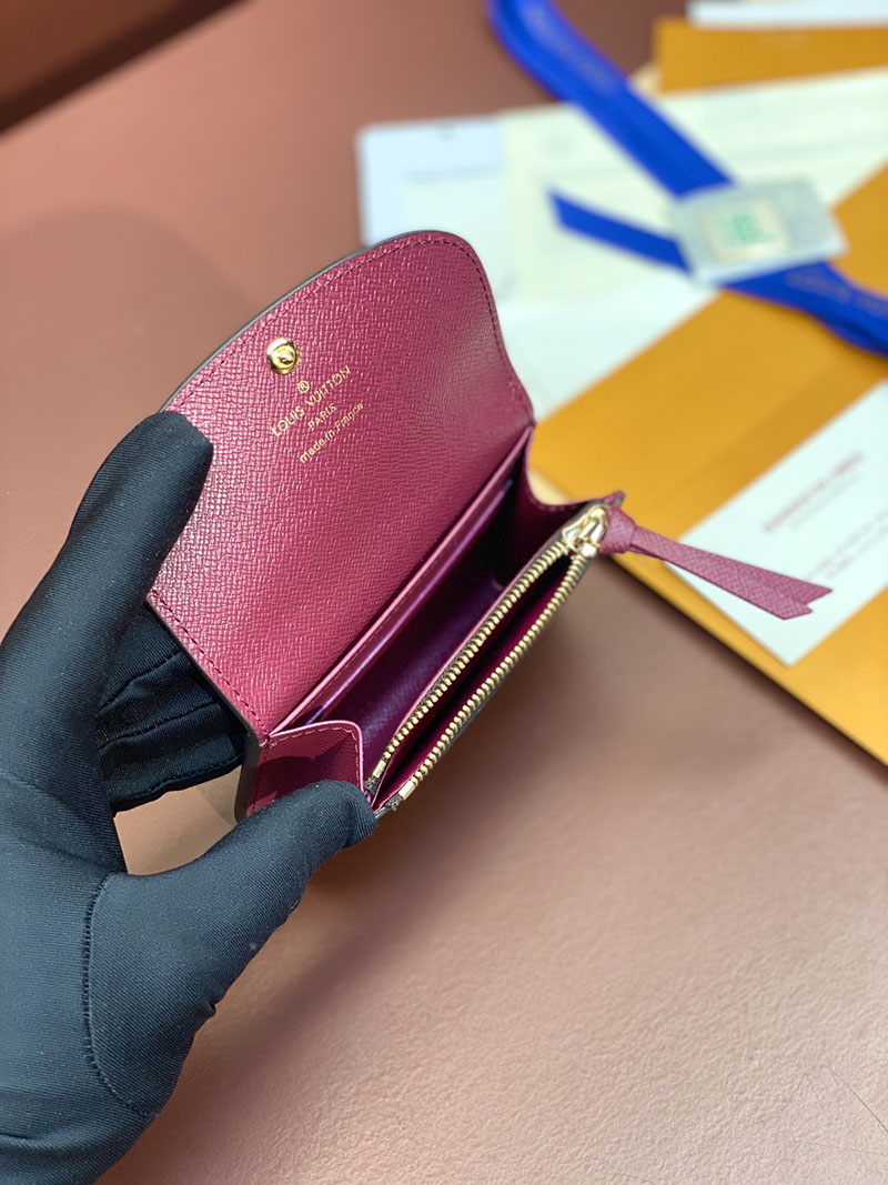 LOUIS VUITTON ポルトモネ・ロザリ モノグラム・リバース M41937 超N品 ルイヴィトン 財布 二つ折り 人気 レディース - 画像 (5)