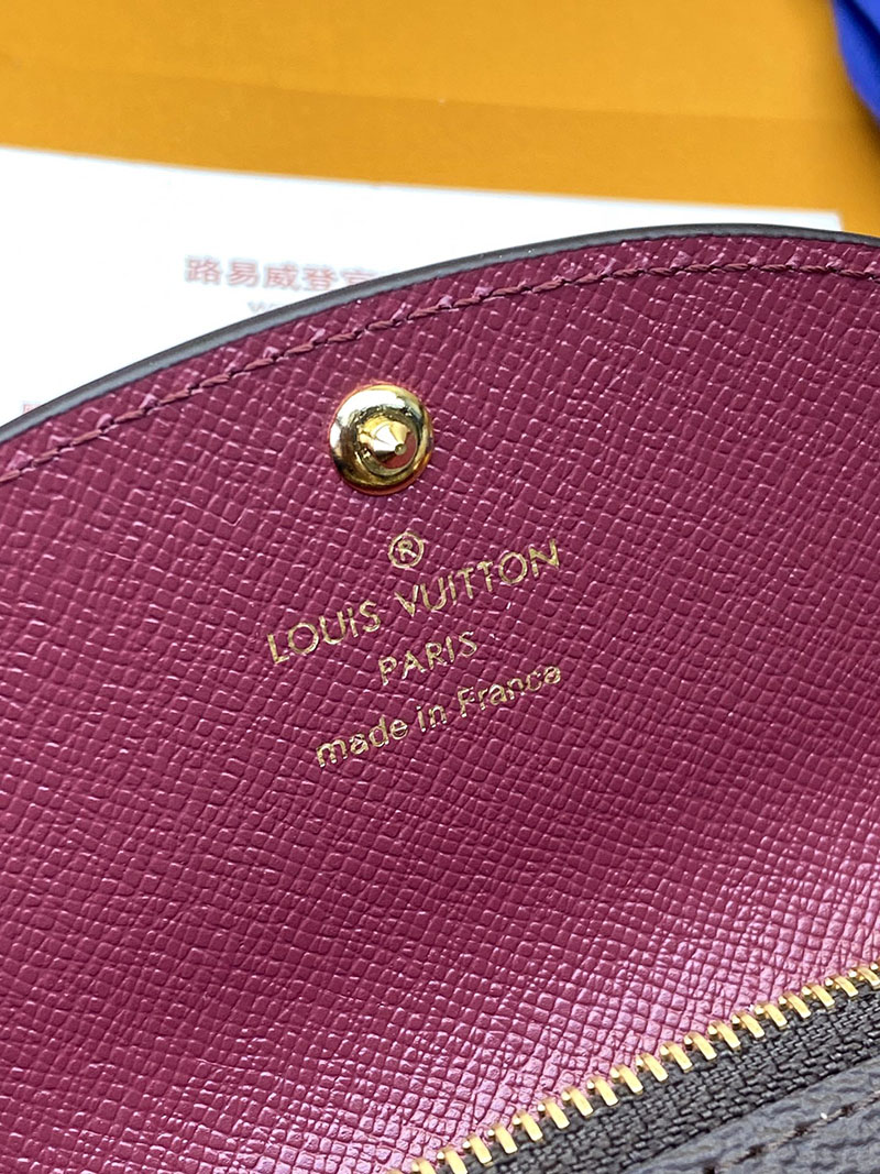 LOUIS VUITTON ポルトモネ・ロザリ モノグラム・リバース M41937 超N品 ルイヴィトン 財布 二つ折り 人気 レディース - 画像 (4)