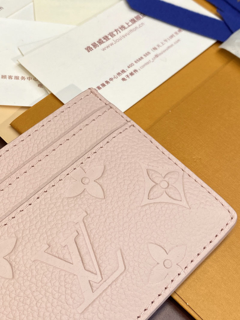 LOUIS VUITTON カードケース アンプラント 財布 ポルト カルト・LV チャーム M83562 ピンクオパール 超N品 - 画像 (4)