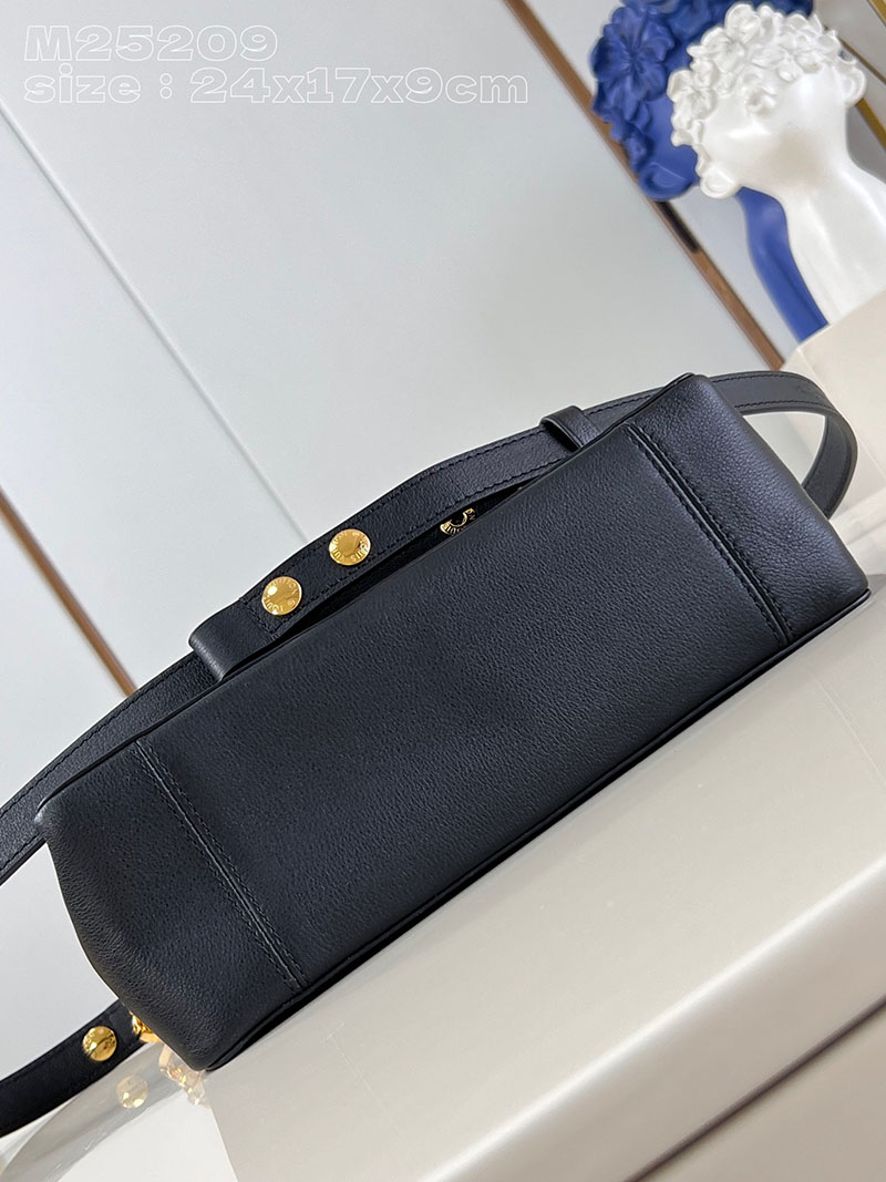 LOUIS VUITTON ドーフィーヌ・ソフト MM M25209 ブラック カーフレザー 超N品 - 画像 (5)