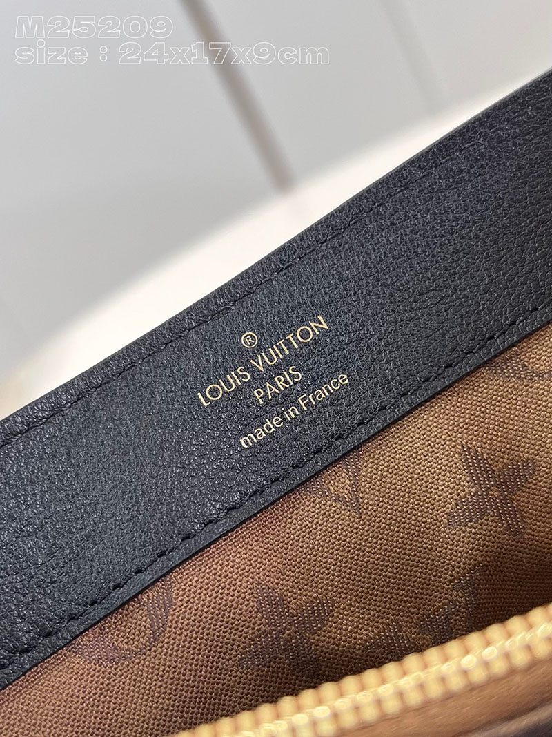 LOUIS VUITTON ドーフィーヌ・ソフト MM M25209 ブラック カーフレザー 超N品 - 画像 (2)