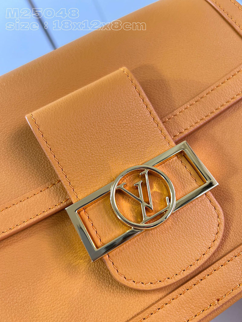 LOUIS VUITTON ドーフィーヌ・ソフト MM M11476 コニャック カーフレザー 超N品 - 画像 (9)