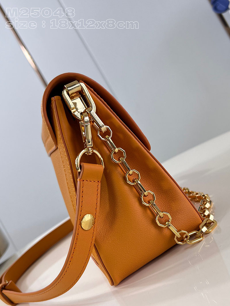 LOUIS VUITTON ドーフィーヌ・ソフト MM M11476 コニャック カーフレザー 超N品 - 画像 (8)