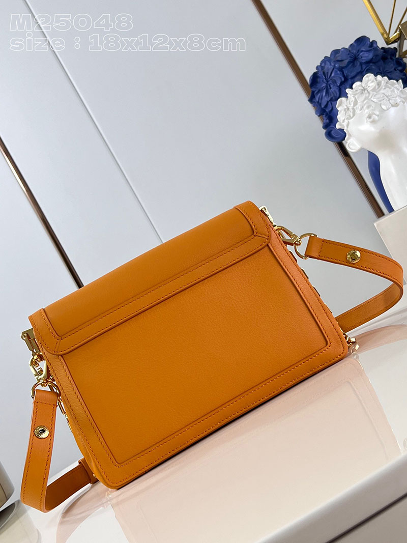 LOUIS VUITTON ドーフィーヌ・ソフト MM M11476 コニャック カーフレザー 超N品 - 画像 (7)