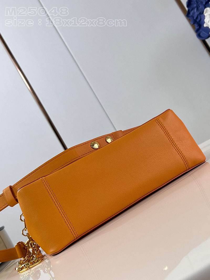 LOUIS VUITTON ドーフィーヌ・ソフト MM M11476 コニャック カーフレザー 超N品 - 画像 (6)