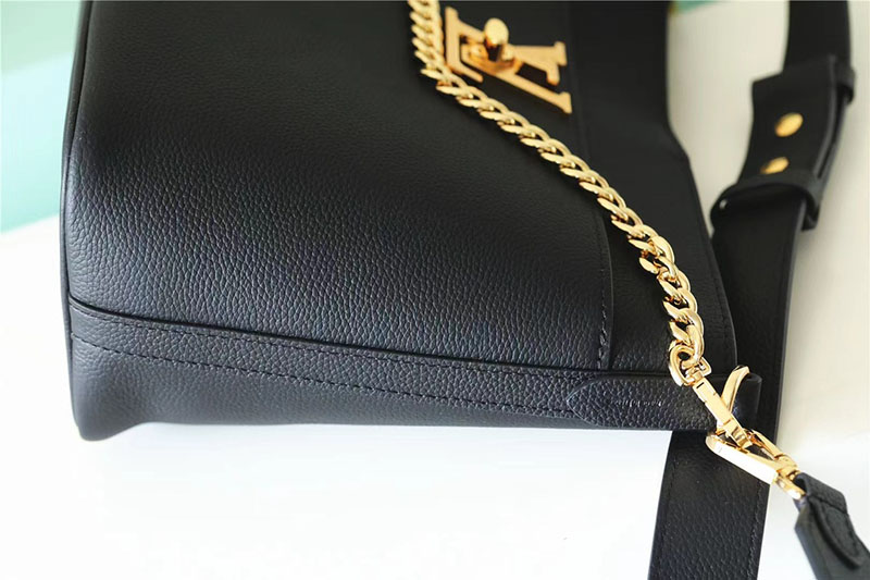 LOUIS VUITTON ショルダーバッグ ロック&ウォーク ロックミー M24006 グレインカーフレザー ノワール ブラック 超N品 - 画像 (8)