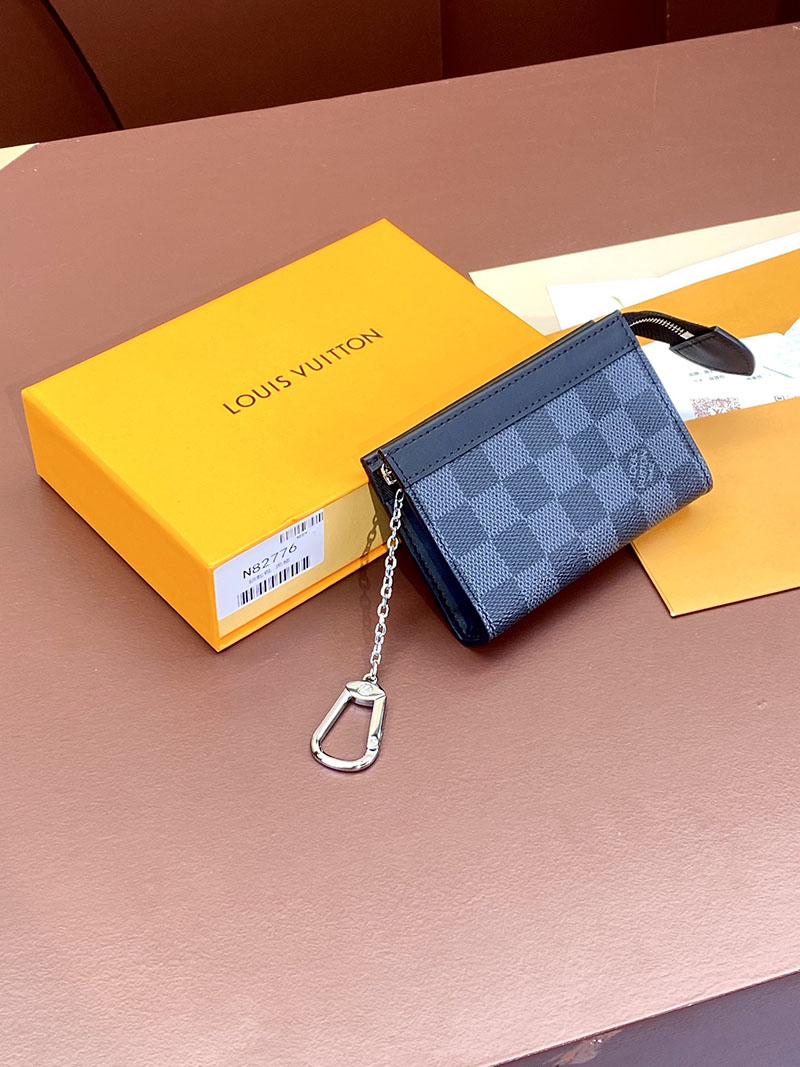 LOUIS VUITTON ダミエ・グラフィット ポシェットクレ ヴォワヤージュ lv301495 超N品 ルイヴィトン カードケース 財布代わり - 画像 (2)