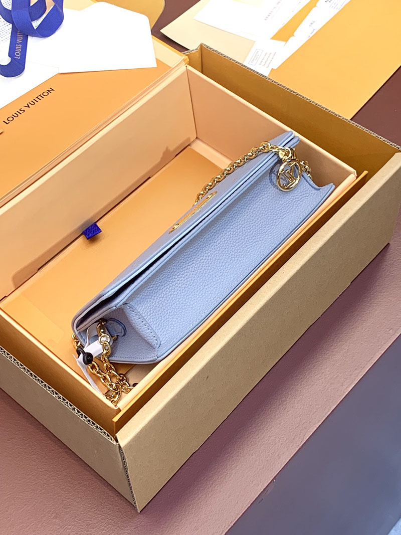 LOUIS VUITTON ウォレット オン チェーン・リリー M83233 ブルーアワー 超N品 ルイヴィトン ウォレットバッグ - 画像 (7)