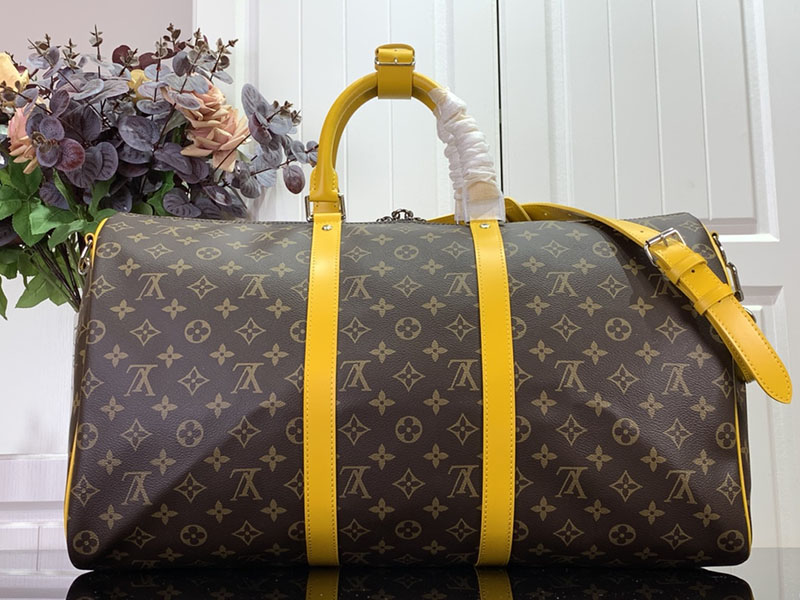 LOUIS VUITTON M46771 キーポル・バンドリエール 50 ルイ・ヴィトン カラーマニア ジョーヌマット 超N品 - 画像 (8)