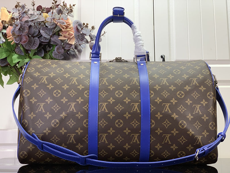 LOUIS VUITTON M46772 キーポル・バンドリエール 50 ルイ・ヴィトン カラーマニア ブルー 超N品 - 画像 (8)