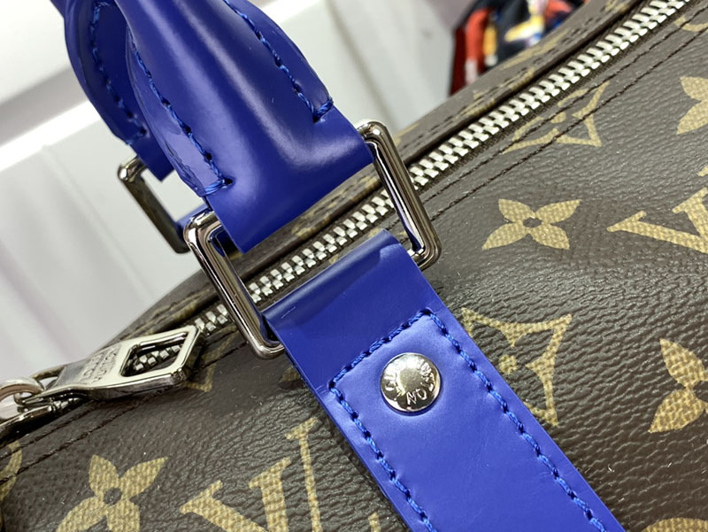 LOUIS VUITTON M46772 キーポル・バンドリエール 50 ルイ・ヴィトン カラーマニア ブルー 超N品 - 画像 (4)