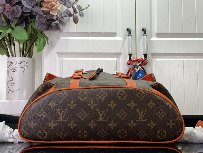 LOUIS VUITTON M46814 クリストファー MM バックパック ルイヴィトン リュック ボルケーノオレンジ 超N品 - 画像 (7)