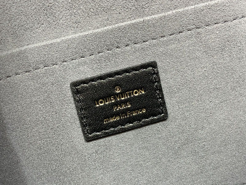 LOUIS VUITTON レア ドーフィーヌ MM M22276 カーフレザー ブラック 超N品 ルイヴィトンショルダーバッグ新作 - 画像 (3)