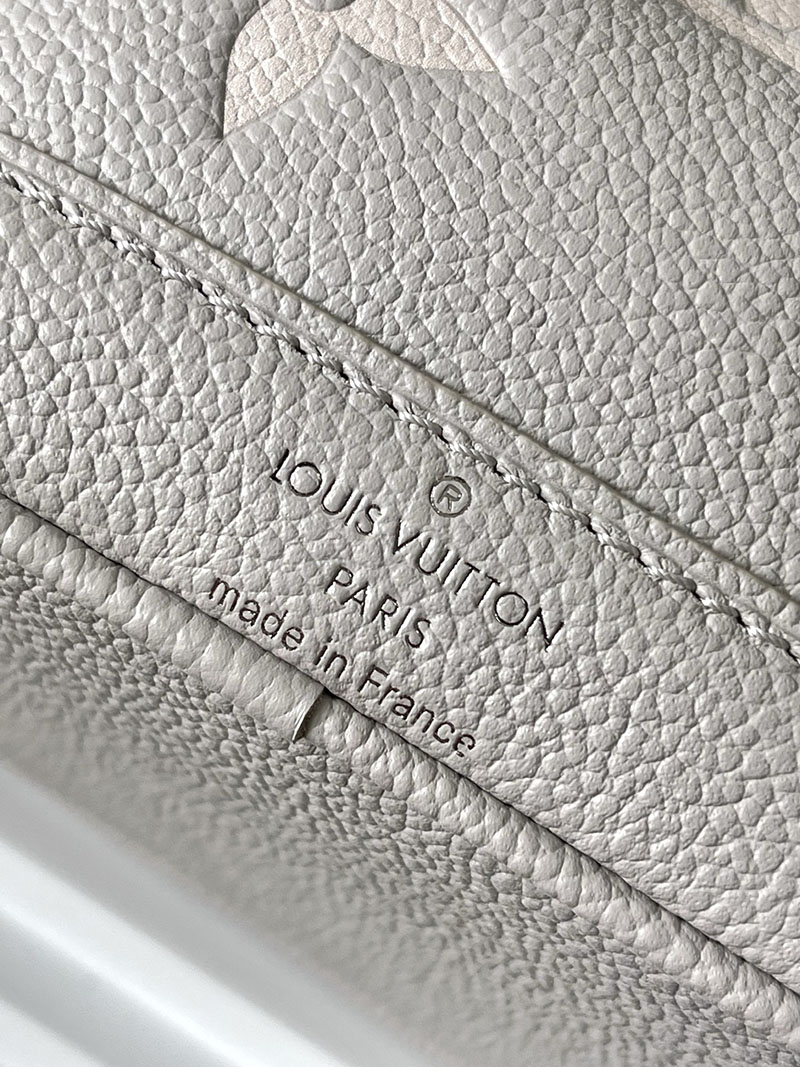 LOUIS VUITTON ナノ・ノエ モノグラム・アンプラント ブリューム グレー/ホワイトクオーツ M14224 超N品 - 画像 (4)