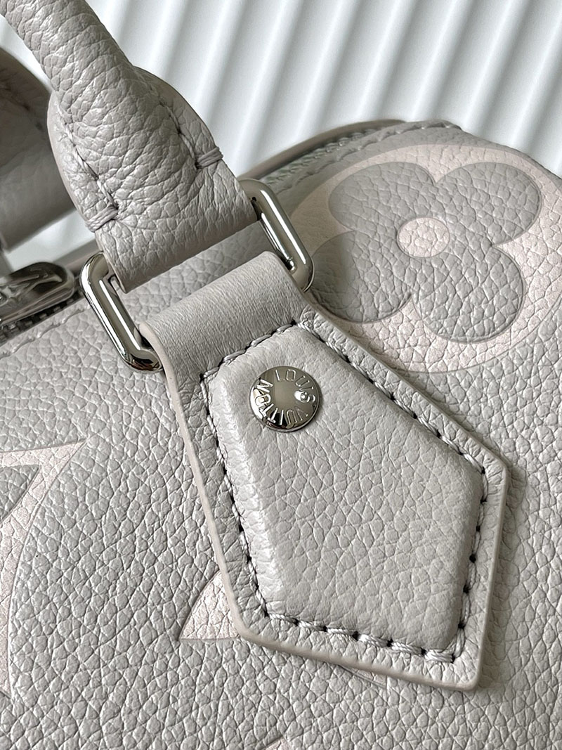 LOUIS VUITTON バイカラー モノグラム・アンプラント スピーディ・バンドリエール20 ブリュームグレー 2025新作 M14207 超N品 - 画像 (4)