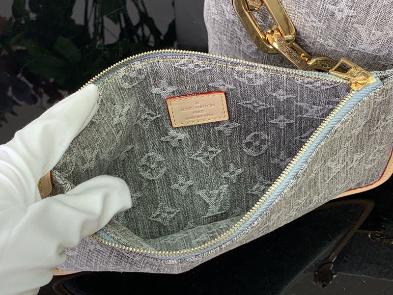 LOUIS VUITTON Coussin Hobo MM モノグラムデニム バッグ M13390 クッサン ルイヴィトン ホーボー MM 超N品 - 画像 (4)